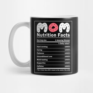 Mom Nutritional Facts Funny Mother Day Mug